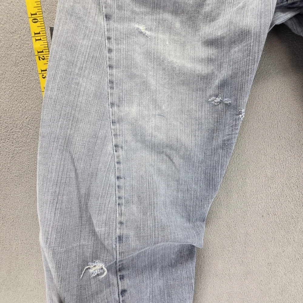 VTG Levis Engineered Jeans‎ Blue Twisted Buckle Back One Altered Hem Fits 30x28